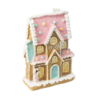 Gingerbread House Ornament | Christmas Gingerbread Cookie Style Frosted House
