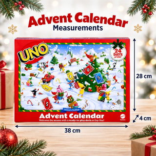 Uno Advent Calendar Game for 2-4 players 2026, Full UNO Deck on Day 1