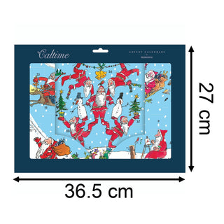 Quentin Blake Active Santa Christmas Advent Calendar 3D Fold-Out Advent Calendar