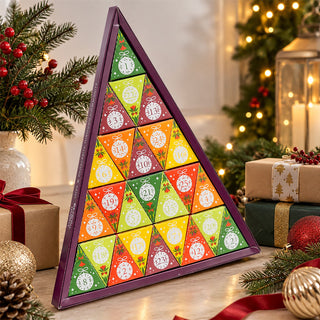 Organic Tea Christmas Advent Calendar, 25 Pyramid Tea Bags, 13 Flavour Selection