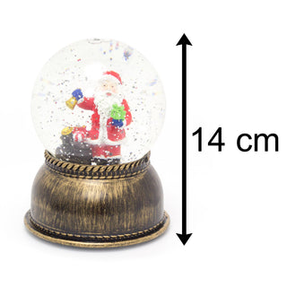 LED Christmas Snow Globe Dome Water Ball | Light Up Christmas Globe | Festive Snow Dome Christmas Decorations