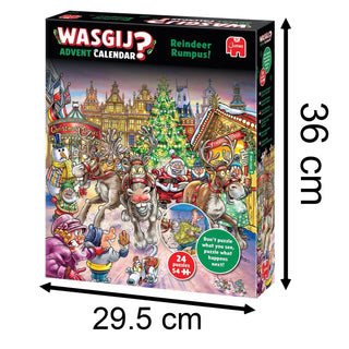 Wasgij Christmas Advent Calendar 2025 | Reindeer Rumpus Jigsaw Advent Calendar