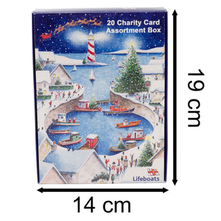 RNLI Charity Christmas Cards | Box of 20 Christmas Cards with 5 Designs