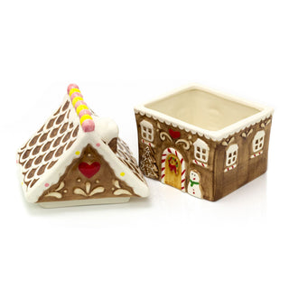 Medium Christmas Gingerbread Biscuit Barrel | Gingerbread House Cookie Jar