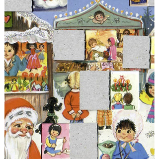 Santa at the Christmas Market Christmas Advent Calendar | Door Advent Calendar