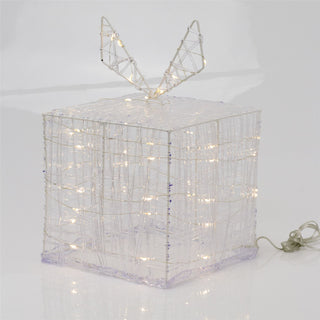 20cm LED Light Up Christmas Present Box | Light Up Xmas Present Box Illuminated Christmas Gift Box | LED Christmas Parcel Christmas Decorations