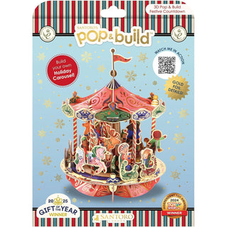 Pop & Build - Carousel Countdown | 3D Pop-up Christmas Advent Calendar