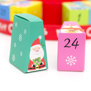 Round Fill Your Own Christmas Advent Calendar | Reusable Festive Wheel Calendar