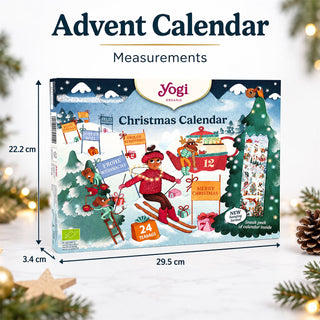 Yogi Tea Christmas Advent Calendar, 24 Tea Varieties & Hanging Format