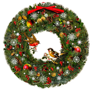 Winter Birds & Berries Wreath Advent Calendar | Christmas Advent Calendar