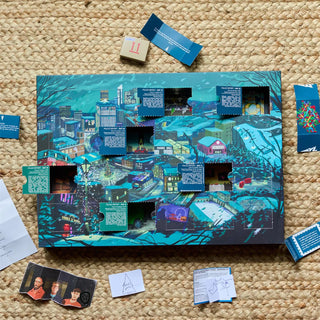 Wreck the Halls Crime Solving Christmas Advent Calendar, Escape Room Puzzles