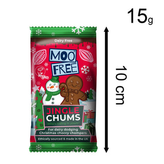 Jingle Chums Surprises | Vegan Christmas Chocolate, Dairy-Free Kids Treat - 15g