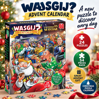 Wasgij Advent Calendar Christmas TV Special! 24 x 54 Piece Jigsaw Puzzle