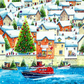 At the Harbour Christmas Advent Calendar | Nautical Advent Calendar 32.5x24.5cm