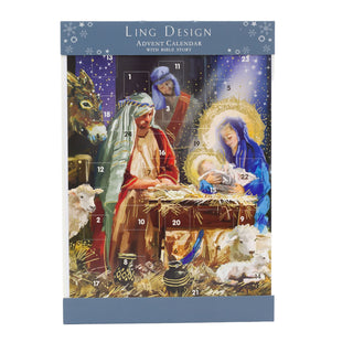 Around the Manger Christmas Advent Calendar | Religious Nativity Advent Calendar