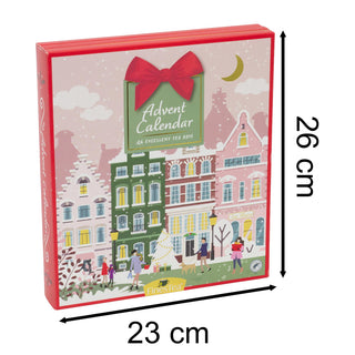Tea Advent Calendar Herbal & Black Tea Bag Christmas Advent Calendar for Adults