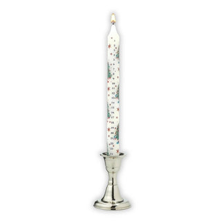 Nostalgic Christmas Tree Advent Candle | Festive Numbered Countdown Candle 23cm