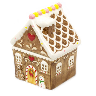 Medium Christmas Gingerbread Biscuit Barrel | Gingerbread House Cookie Jar