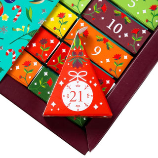 Tea Chest Christmas Advent Calendar 25 Organic Pyramid Tea Bags Advent Calendar