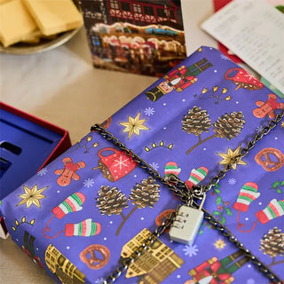 Padlock'd Christmas Escape Room Gift Wrapping Kit