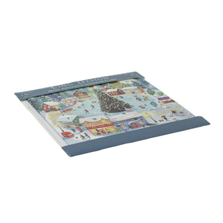 Skating in the Snow Advent Calendar Greetings Card | Christmas Advent Calendar