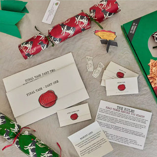 Taskmaster 2025 Christmas Crackers Pack of 6 with Original Tasks and Trophy