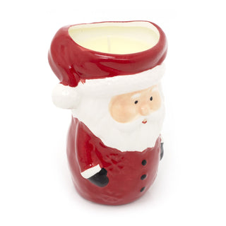 Ceramic Santa Claus with Candle | Christmas Scented Candle Santa Ornament