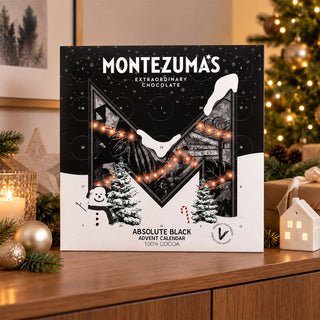 Montezuma Absolute Black Chocolate Christmas Advent Calendar, Dark Chocolate