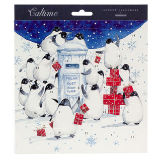 Polar Post Christmas Advent Calendar | Penguin Picture Advent Calendar - 21cm