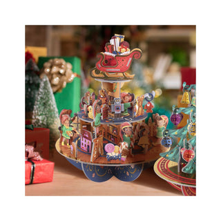 3D Elf Workshop Christmas Advent Calendar | Pop-Up Pirouette Countdown Calendar