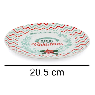Christmas Ceramic Plate | Fun Festive Plate Snacks, Desserts & Santa’s Treats