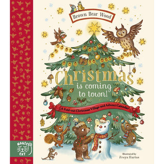 Brown Bear Wood Advent Book | Christmas is Coming to Town! Advent Calendar Book