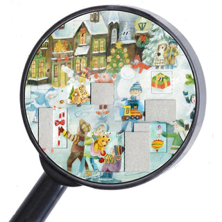 Ice Skating Joys at the Castle Advent Calendar | Christmas Advent Calendar