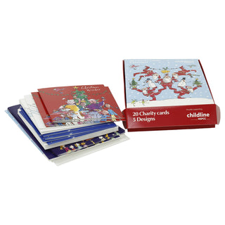 Quentin Blake NSPCC Childline Charity Christmas Cards, 20 Cards in 5 Designs