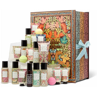 William Morris Advent Calendar 2026, 24 Bath & Body Treats, Oak & Willow