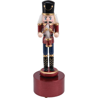 Musical Wooden Christmas Nutcracker Soldier | Nutcracker with Music Box - 24cm