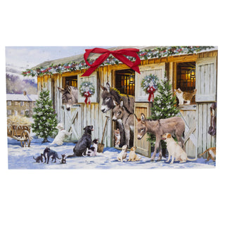 Christmas with Animals Advent Calendar | Traditional Picture Advent Calendar