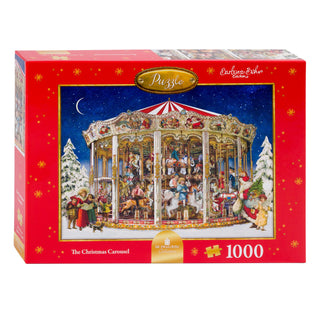 Deluxe Christmas Jigsaw Puzzle 1000 Piece - Christmas Carousel