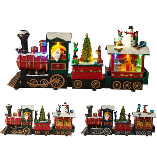 Christmas Express LED Train Decoration, 38cm Light Up Christmas Railway