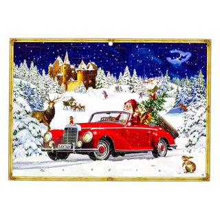 Santa Road Trip Christmas Advent Calendar | Traditional Picture Advent Calendar