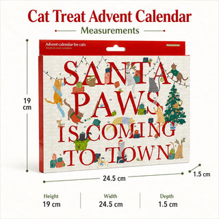 Cat Treat Advent Calendar, Christmas Countdown with Salmon & Chicken Treats