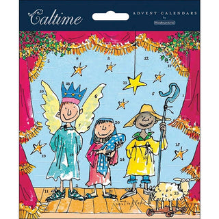 Quentin Blake The Story of Jesus Christmas Advent Calendar Greetings Card