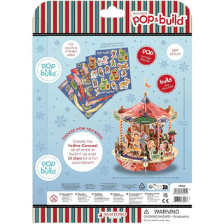 Pop & Build - Carousel Countdown | 3D Pop-up Christmas Advent Calendar