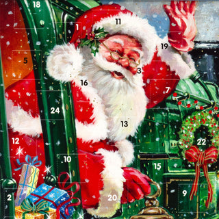 Santa Express Christmas Advent Calendar | Santa Train Advent Calendar - 34x25cm