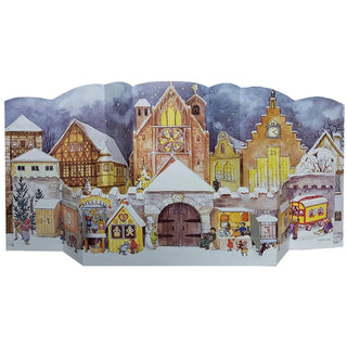 Cathedral Place | 3D Freestanding Traditional Christmas Paper Advent Calendar