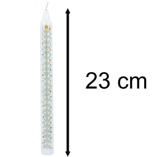 Christmas Tree Christmas Advent Candle | Advent Christmas Candle - 23cm