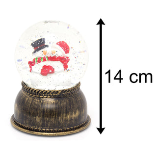 LED Christmas Snow Globe Dome Water Ball | Light Up Christmas Globe | Festive Snow Dome Christmas Decorations