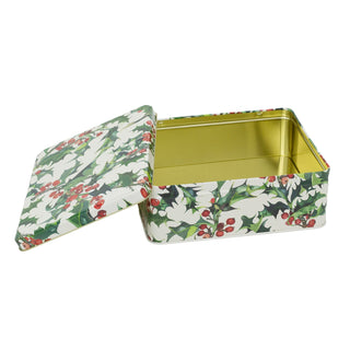 Emma Bridgewater - Holly Rectangular Tin | Christmas Storage & Display Tin