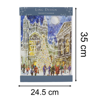 Christmas Eve Advent Calendar | Traditional Cathedral Christmas Advent Calendar