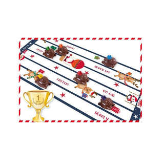 Rudolphs Present Dash Christmas Crackers 6 Family Game Crackers Racing Reindeer
